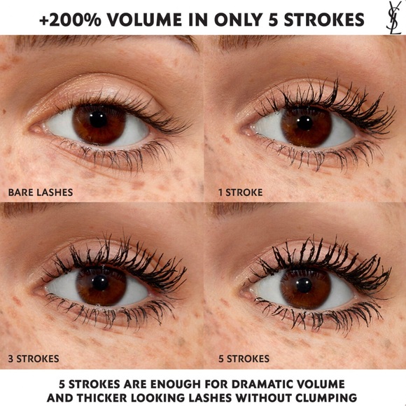 YSL LASH CLASH EXTREME VOLUME MASCARA - BLACK - Picture 5 of 11